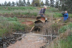 Irrigation has been controlled by inexpensive water wheels